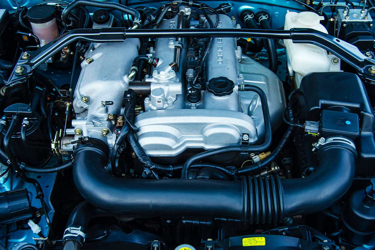 Detailed engine bay — Quest Auto Detailing